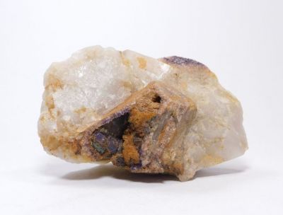 Fluorit, siderit, chalkosiderit - Huber, Krásno (KB-22)